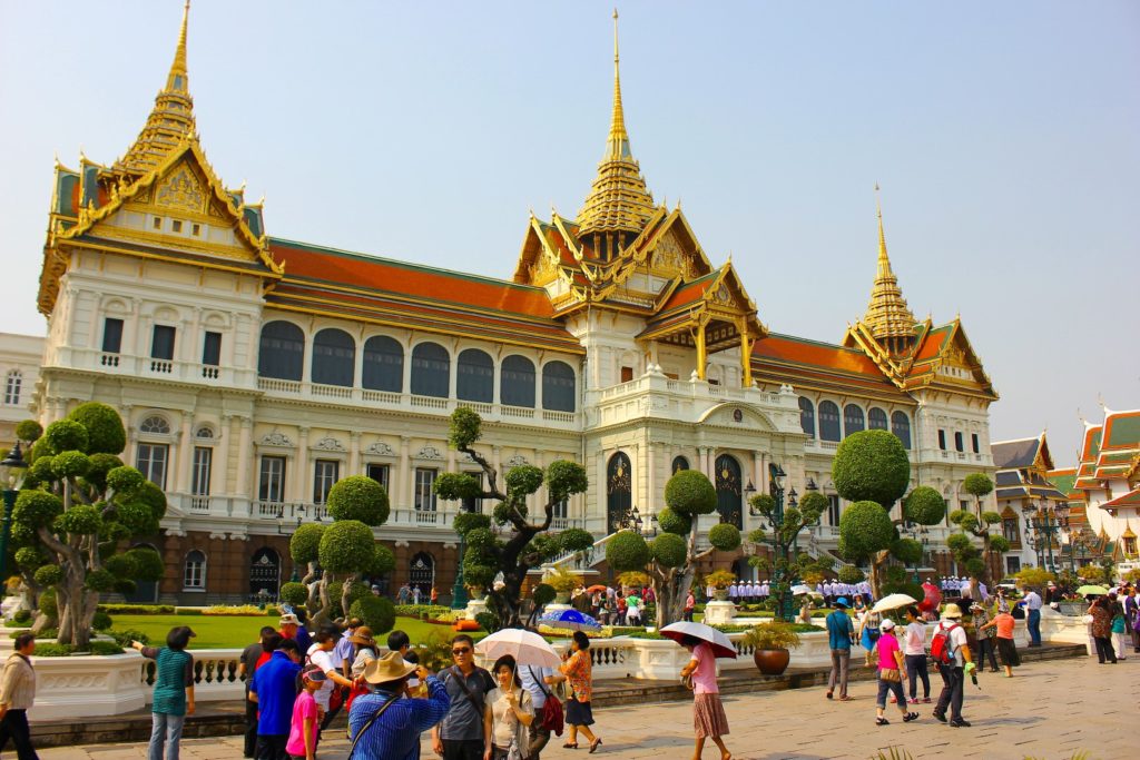 "Phra Thinang Chakri Maha Prasat" - this one of the main buildings of the Grand Palace. 